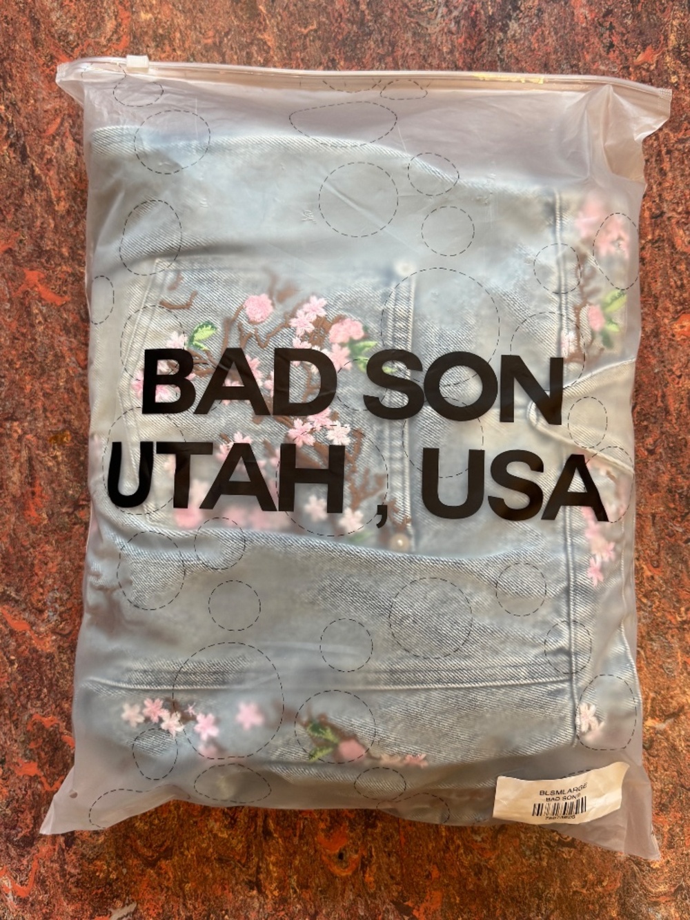Badson Cherry Blossom Jeans Unisex Size XL - Picture 11 of 16